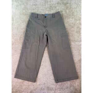 Dockers Cargo Pants Women 12 Cropped Lightweight Cotton Vintage C367